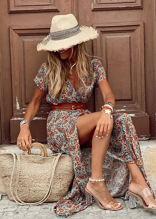 ADELAIDE | BOHO MAXI DRESS