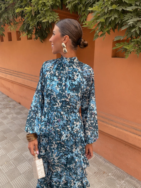 ISADORA | ELEGANT DRESS WITH PRINT