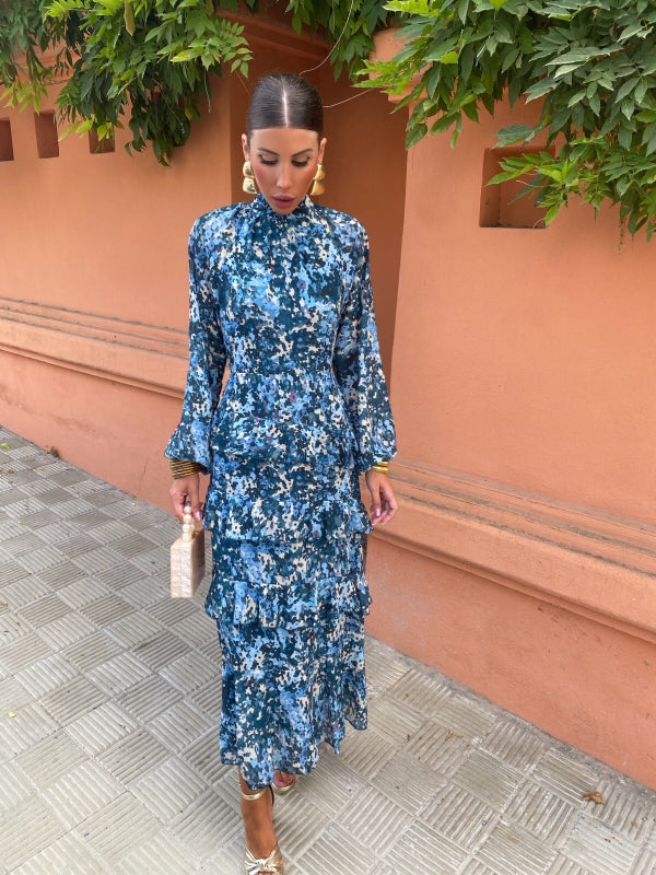 ISADORA | ELEGANT DRESS WITH PRINT