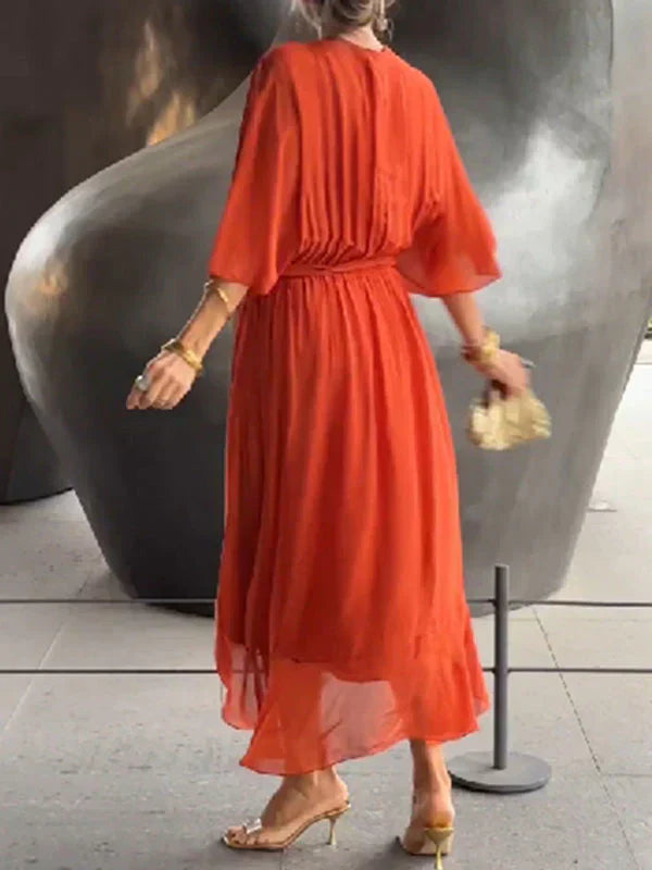 DARIA | ELEGANT DRESS WITH V-NECK